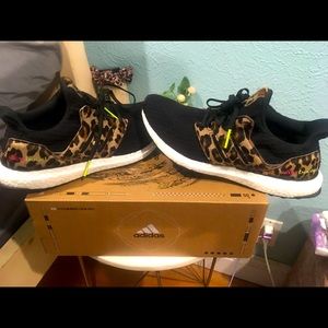 COPY - Adidas leopard print Ultra Boost, running …